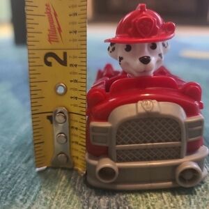 Red Fire Truck Toy with Dalmatian